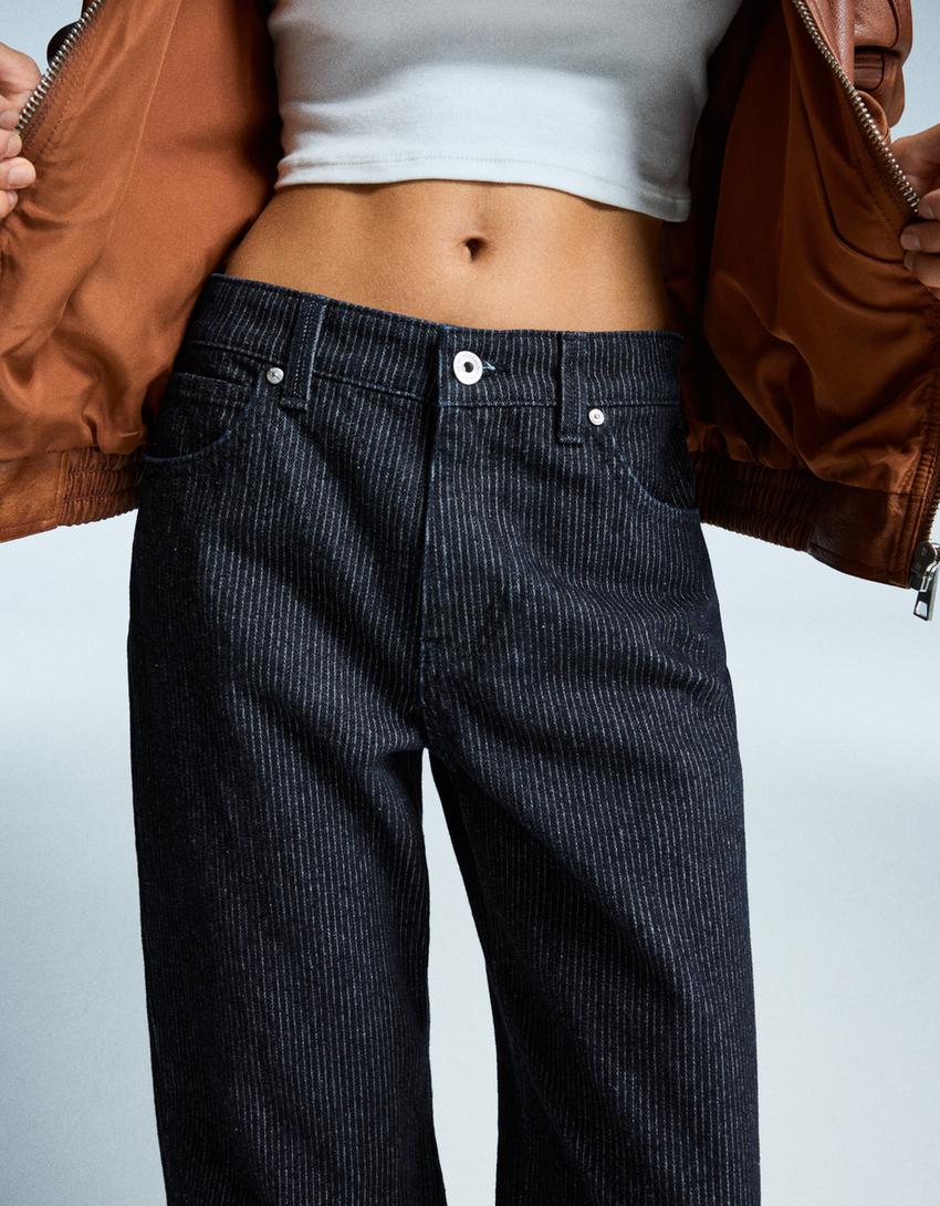 Jeans Wide Leg Straight Textura