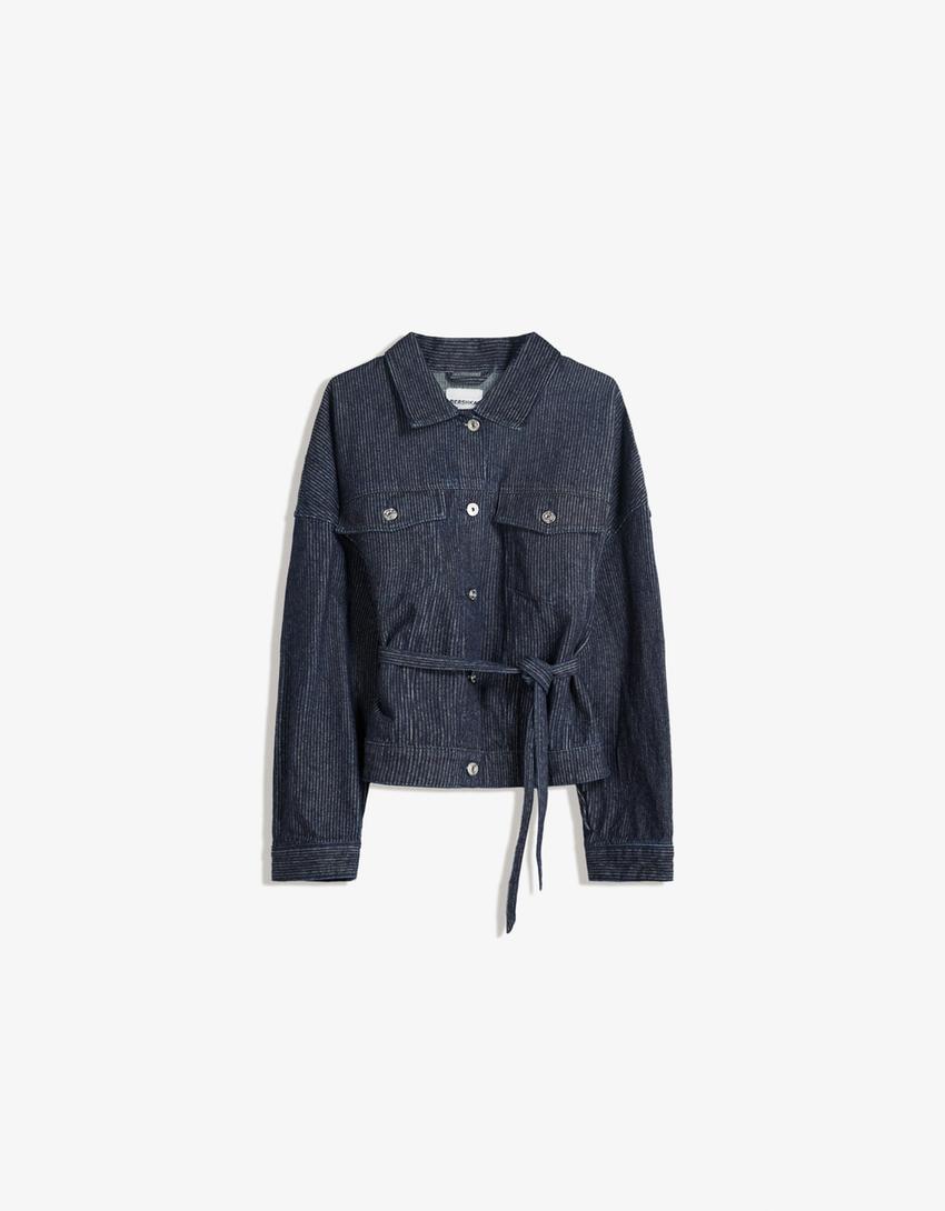 Cazadora Denim Textura