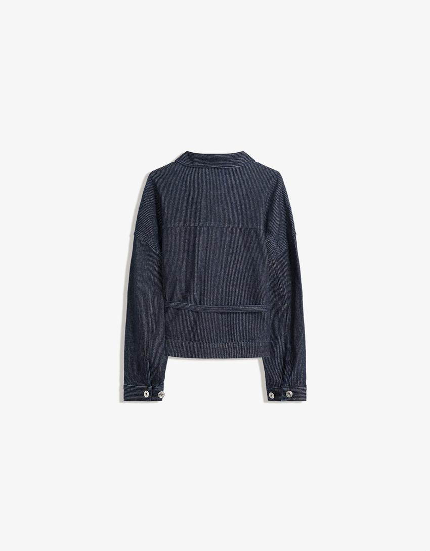 Cazadora Denim Textura