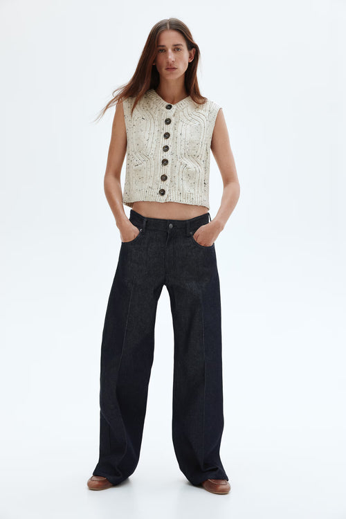 Crease-leg Jeans