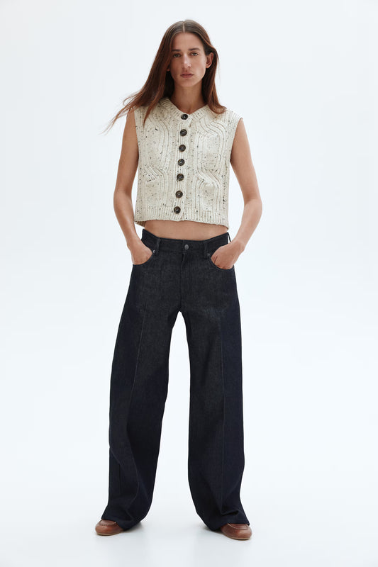 Crease-leg Jeans