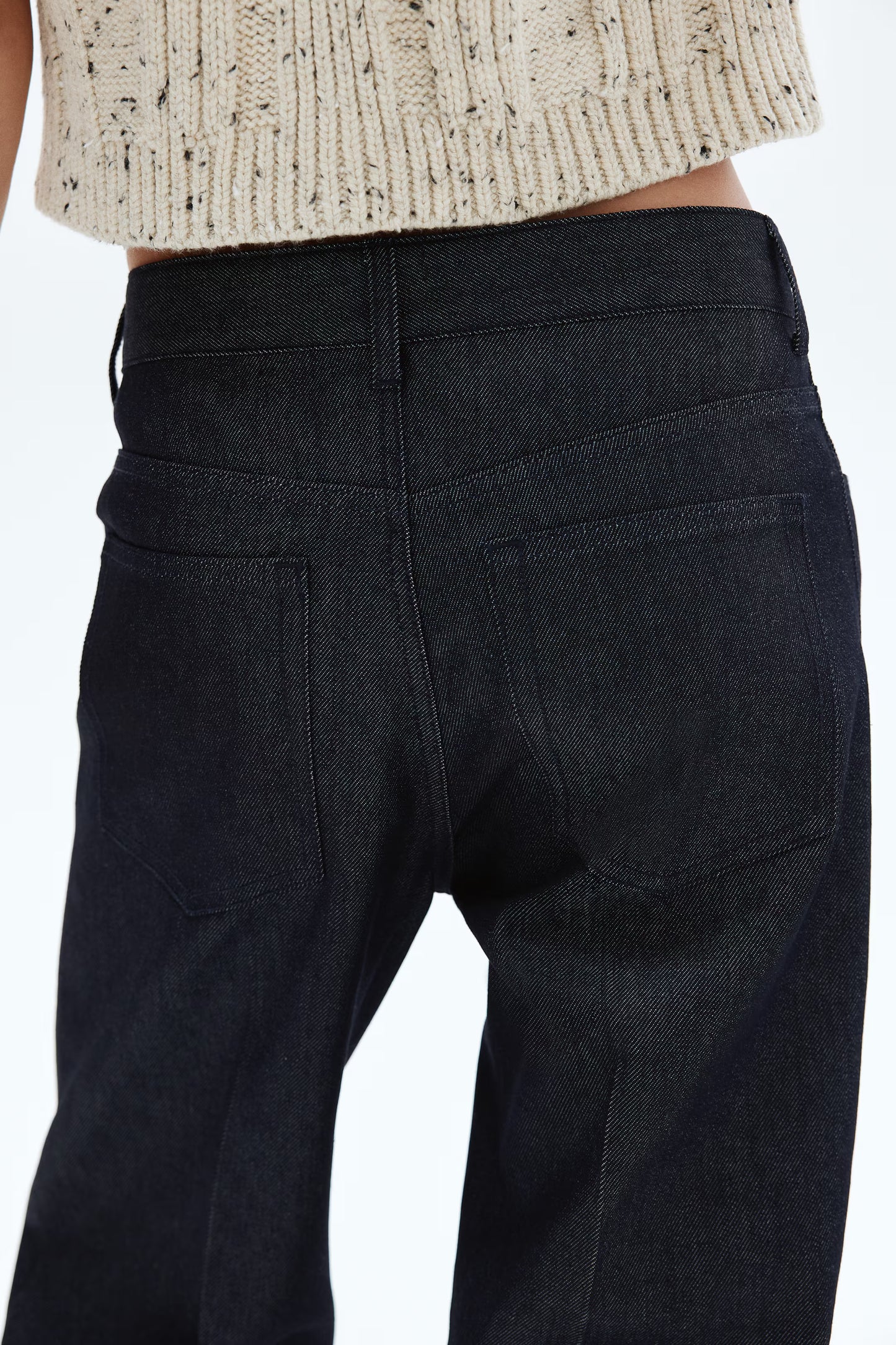 Crease-leg Jeans