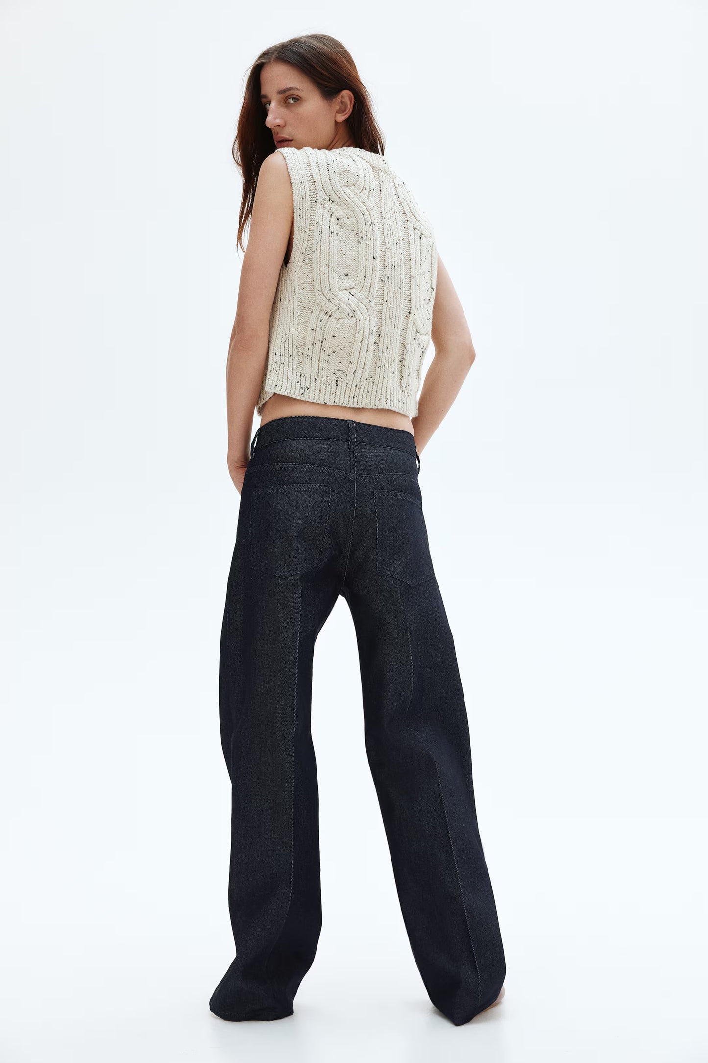 Crease-leg Jeans