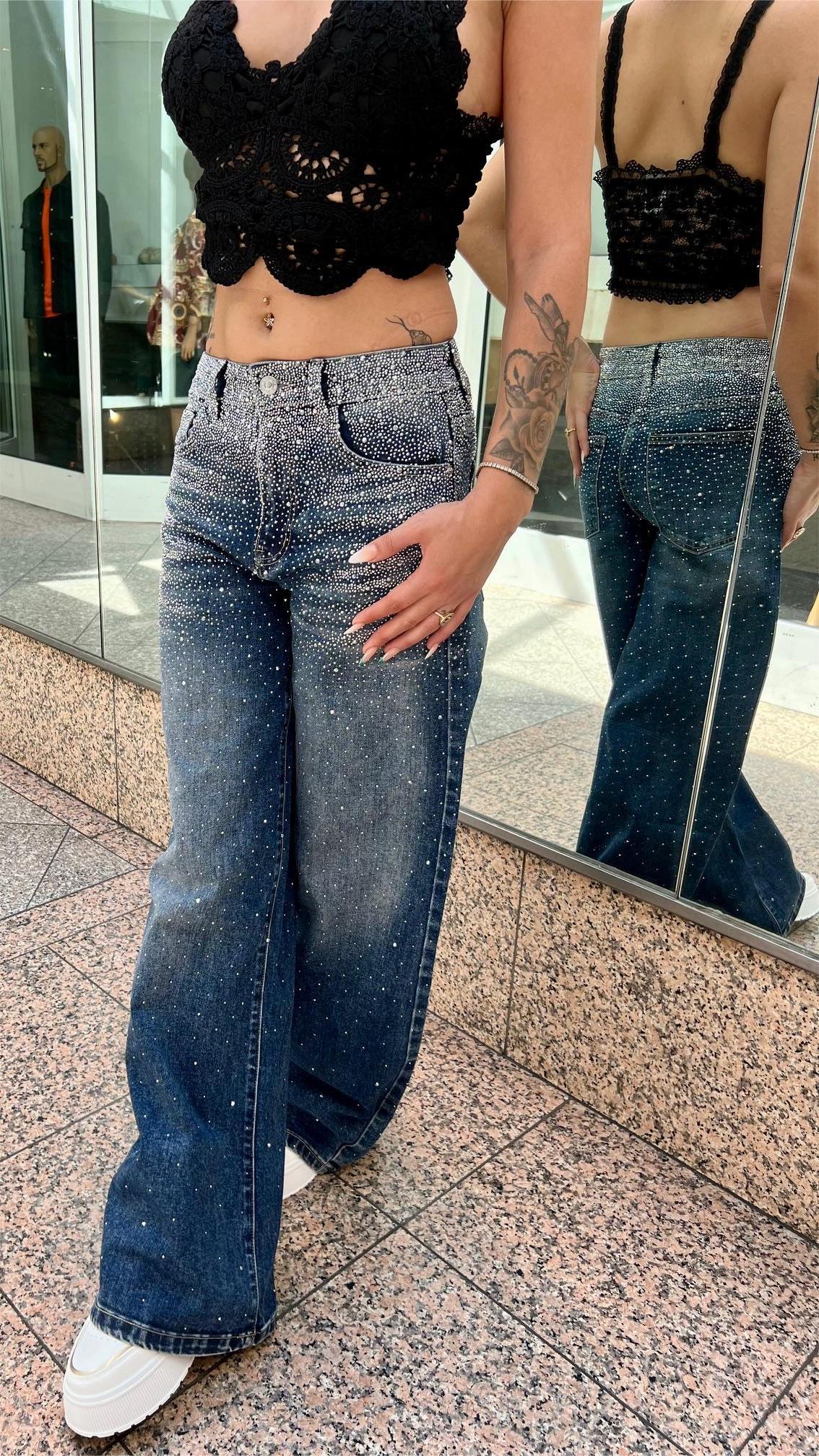 Jeans Baggy Lentejuelas